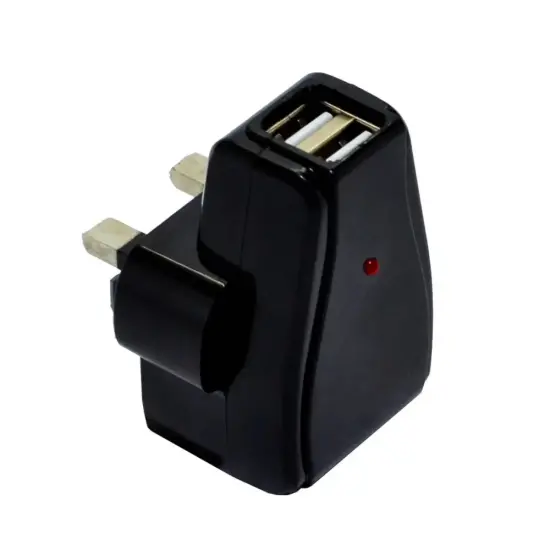Travel Charger Ancus Dual USB 5V 1000 mAh for UK Socket (3-Pin)