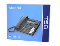 Telephone Alcatel T56 with Caller ID Redial and Mute Function Black