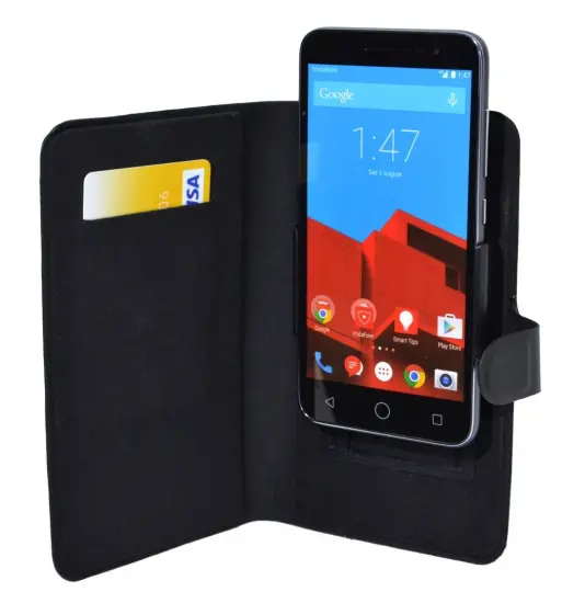 Book Case Ancus Grab Series Universal for Smartphone up to 5.0" Black