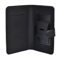 Book Case Ancus Grab Series Universal for Smartphone up to 5.0" Black