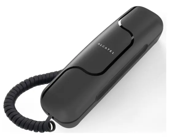 Telephone Alcatel T06 with Redial and Volume Control Black