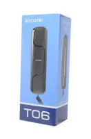 Telephone Alcatel T06 with Redial and Volume Control Black