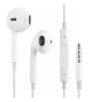 Hands Free Stereo Apple Earbuds with 3.5mm plug White MNHF2ZM/A 1.2m