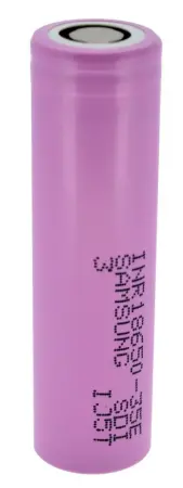 Rechargable Ιndustrial Τype Βattery Samsung 18650 INR18650-35E  Li-ion 3.7V 3400mAh 13A