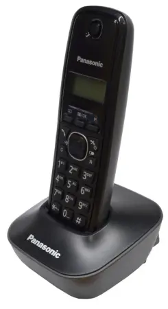 Refurbished Dect/Gap Panasonic KX-TG1611GRH Μαύρο