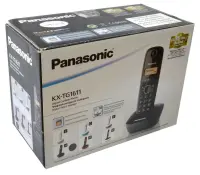 Refurbished Dect/Gap Panasonic KX-TG1611GRH Μαύρο