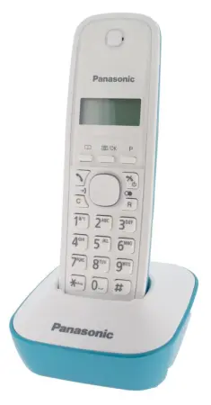 Refurbished Dect/Gap Panasonic KX-TG1611GRC White-Turquoise