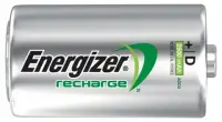 Rechargeable Battery Energizer ACCU Recharge Power Plus HR20 LR20 2500 mAh size D 1.2V Pcs 2