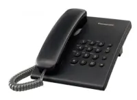 Panasonic KX-TS500EXB with Redial Volume and Ring Control Black