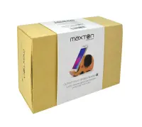 Wireless Speaker Bluetooth Maxton MX30 3W RMS Brown with Stand, Audio-in