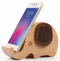 Wireless Speaker Bluetooth Maxton MX30 3W RMS Brown with Stand, Audio-in