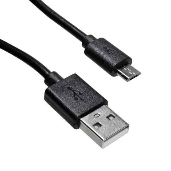 Data Cable Ancus Jasper Candy USB to Micro USB  Black 0.2m
