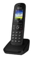 Dect/Gap Panasonic KX-TGH710 EU Black with Color 1.8'' Display Speakerphone Speed Dial Call Block and Baby Monitor Feature