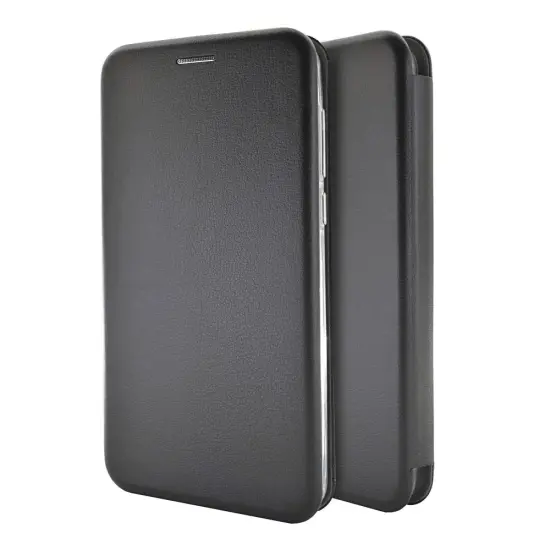 Book Case Ancus Magnetic Curve for Xiaomi Mi Note 10 Lite TPU Black