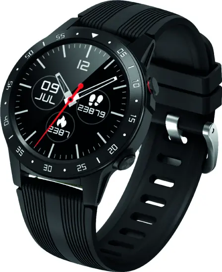 Maxcom Smartwatch FitGo FW37 Argon IP67 320mAh Black Silicon Band