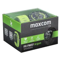 Maxcom Smartwatch FitGo FW37 Argon IP67 320mAh Black Silicon Band