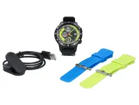 Maxcom Smartwatch FitGo FW37 Argon IP67 320mAh Black Silicon Band