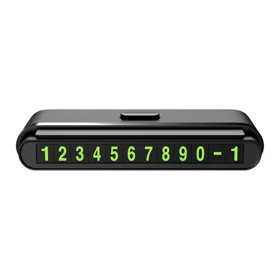 In-Car Signage Hoco CPH19 for the Console and with One Click Hide Black