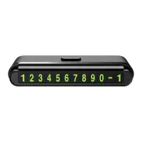 In-Car Signage Hoco CPH19 for the Console and with One Click Hide Black