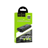 In-Car Signage Hoco CPH19 for the Console and with One Click Hide Black