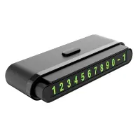 In-Car Signage Hoco CPH19 for the Console and with One Click Hide Black