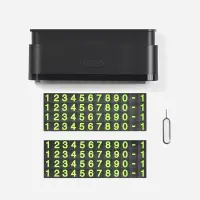 In-Car Signage Hoco CPH19 for the Console and with One Click Hide Black