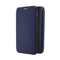 Book Case Ancus Magnetic Curve for Apple iPhone 12 Pro Max TPU Dark Blue