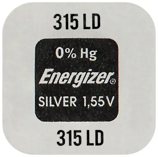 Buttoncell Energizer 315LD SR716SW 1.55V Pcs. 1