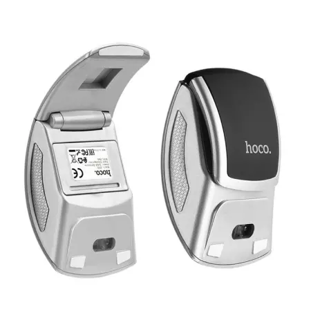 Wireless Mouse Hoco. DI03 1200 DPI 2.4G 3 Buttons Foldable. Black-Silver