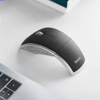 Wireless Mouse Hoco. DI03 1200 DPI 2.4G 3 Buttons Foldable. Black-Silver