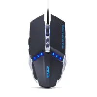Wired Mechanical Mouse iMICE T80 Gamer 6D with 6 Buttons, 3200 DPI LED Lightning. Black