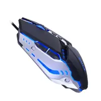 Wired Mechanical Mouse iMICE T80 Gamer 6D with 6 Buttons, 3200 DPI LED Lightning. Black