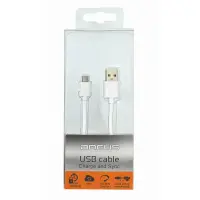 Data Cable Ancus HiConnect USB to Micro-USB 1A White 0.60m