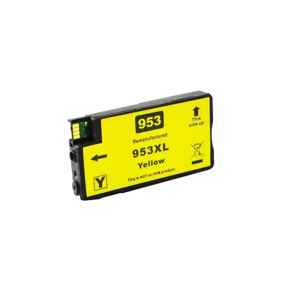 Ink HP Compatible 53XL NEW CHIP V9 F6U18AE Pages:1450 Yellow for Officejet PRO 7720, 7730, 7740, 8210, 8710, 8715, 8720, 8725, 8728, 8730