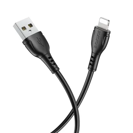 Cable Borofone BX51 Triumph USB to Lightning 2.4A Black 1m
