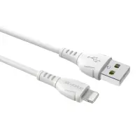 Cable Borofone BX51 Triumph USB to Lightning 2.4A White 1m