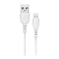Cable Borofone BX51 Triumph USB to Lightning 2.4A White 1m