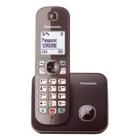 Dect/Gap Panasonic KX-TG6851GRA  with Large Buttons and Speaker Phone Brown