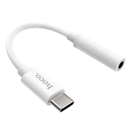Adapter Hoco LS30 USB-C σε 3.5mm Compatible with Mic and Control Buttons Compatible with all Devices
