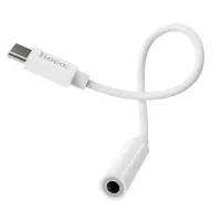 Adapter Hoco LS30 USB-C σε 3.5mm Compatible with Mic and Control Buttons Compatible with all Devices