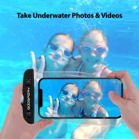 Waterproof Phone Pouch Ancus for Devices Black 18.5x10.5cm