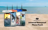 Waterproof Phone Pouch Ancus for Devices Black 18.5x10.5cm