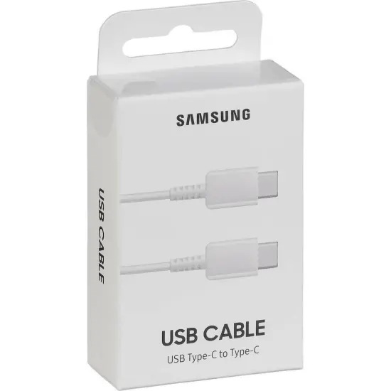 Data Cable Samsung EP-DA705BWEGWW USB-C toUSB-C White Original 1m
