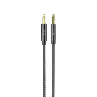 Audio Cable Hoco UPA19 Braided 3.5mm Male to 3.5mm Male Black 1m