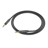 Audio Cable Hoco UPA19 Braided 3.5mm Male to 3.5mm Male Black 1m