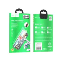 Tempered Glass Hoco A28 Anti-fingerprint 0.33mm για Apple iPhone 13 Pro Max iPhone 14 Plus Black
