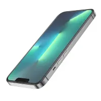 Tempered Glass Hoco A28 Anti-fingerprint 0.33mm για Apple iPhone 13 Pro Max iPhone 14 Plus Black