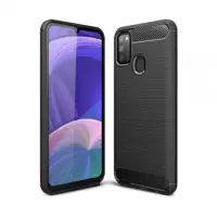 Case TPU Ancus Carbon Series for Samsung M21 M215F M30s M315F Black