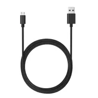 Data Cable Ancus Flow E44 USB to Micro-USB 2.0A 480Mbps Data Transfer Black 1m
