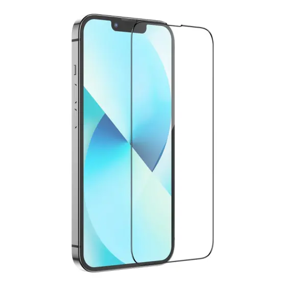 Tempered Glass Hoco G8 3D Full Screen Fine Edge Anti-Fall for Apple iPhone 13 Pro Max  iPhone 14 Plus Black Set 10 pcs.